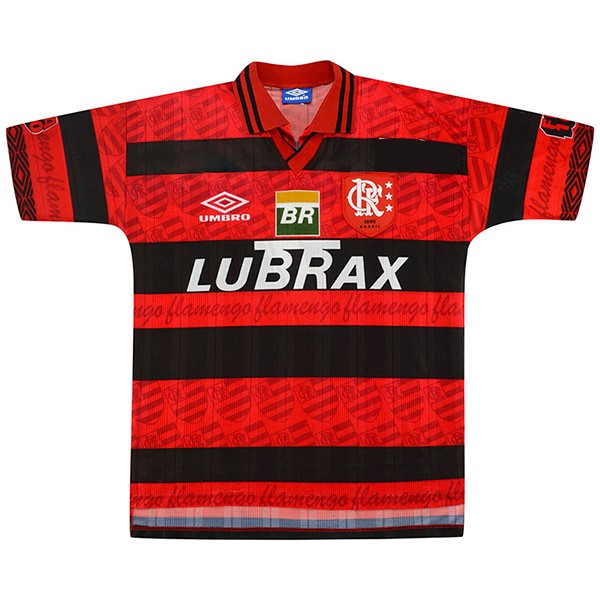 Heimtrikot Thailand Flamengo Retro 1995 1996 Rote Günstige Fußballtrikots